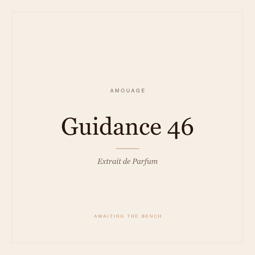 Amouage Guidance 46 Extrait Decant — Travel Size Perfume Sample
