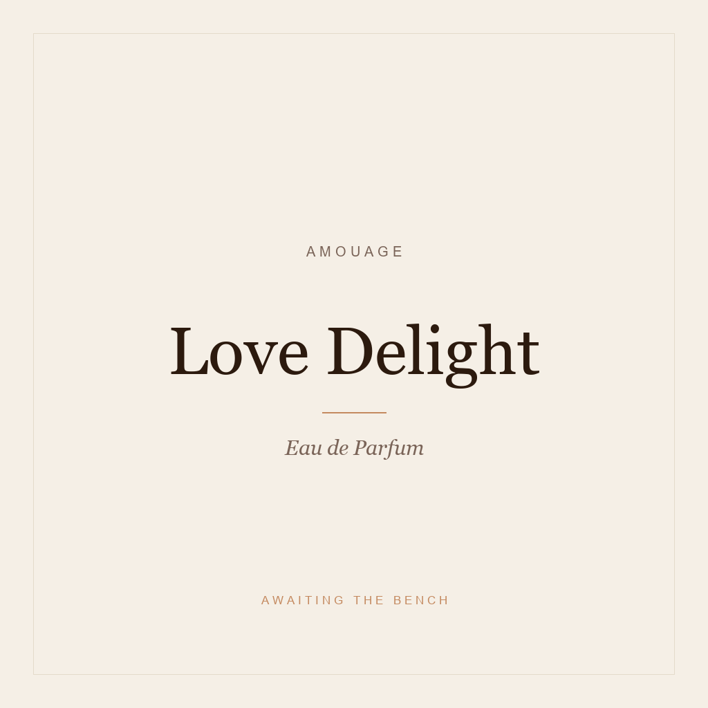 Amouage Love Delight EDP Decant — Travel Size Perfume Sample