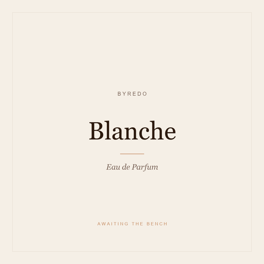Byredo Blanche EDP Decant — Travel Size Perfume Sample