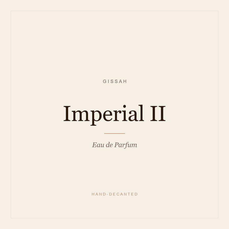 Gissah Imperial II EDP Decant — Travel Size Perfume Sample