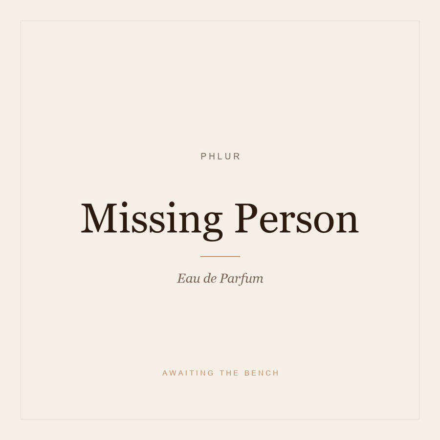 Phlur Missing Person EDP Decant — Travel Size Perfume Sample