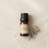 Salt fragrance oil in a 10ml amber glass bottle, fresh ocean perfume oil for making your own perfume, SCENT + ART